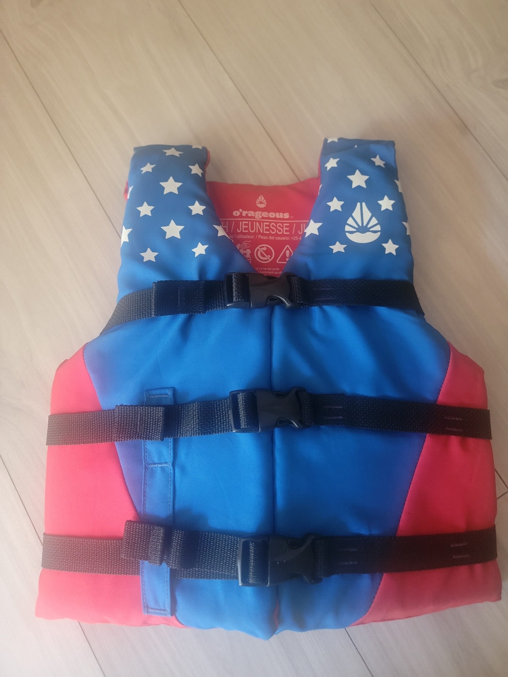 Blue and Red Star Kids Life Jacket
